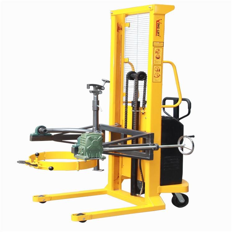 Electric Hydraulic Oil Drum Pallet Stacker Lifter with High Quality Barrel Stacker Yl520 Series