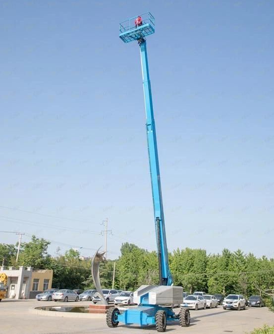 37m 340kg Capacity One Man Lift Telescopic Spider Boom Lift
