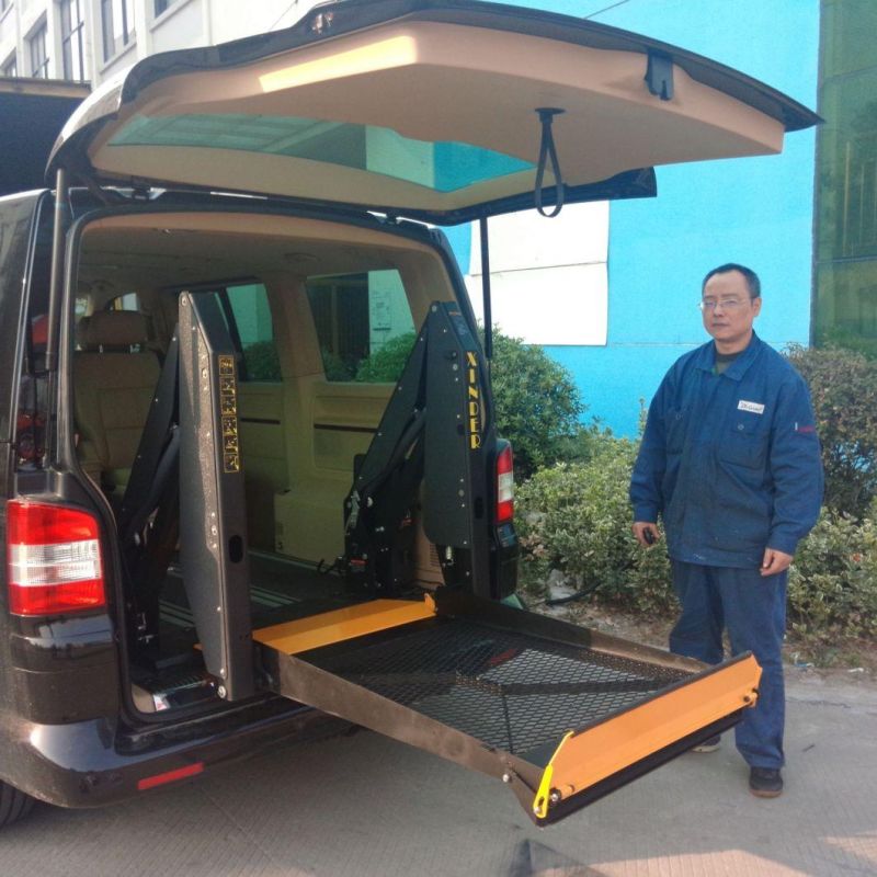 Hot Sale Wheelchair Lift Wl-D-880 Installed in Rear Door for Wheelchair User with Ce Certificate