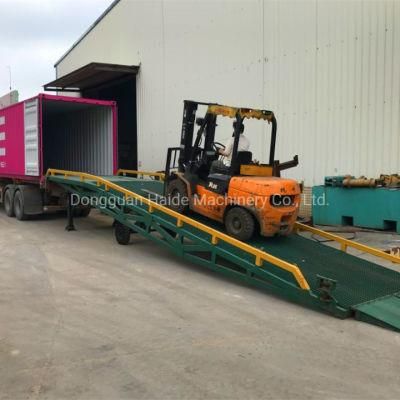 High Quality Mobile Yard Ramp for Container Loading and Unloading