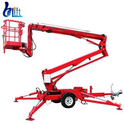 Articulated Spider Towable Boom Personal Lift Air Conditioner Lift