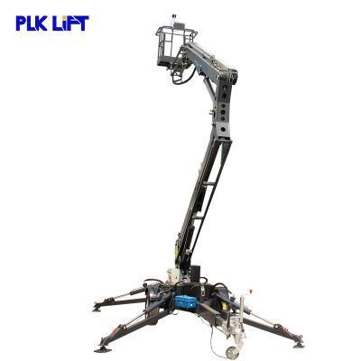 16m Small Mini Articulated Spider Man Trailer Mounted Boom Lift