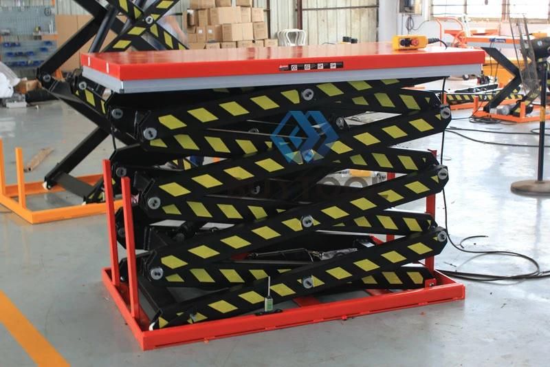 4m Hydraulic Electric Scissor Lift Table for Goods Lift