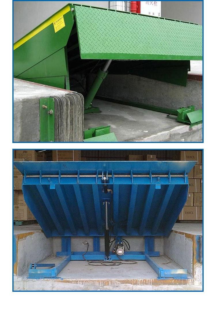 Automatic Pit Hydraulic Dock Leveler with Customized Sizes and Loading Capacity for Warehouse