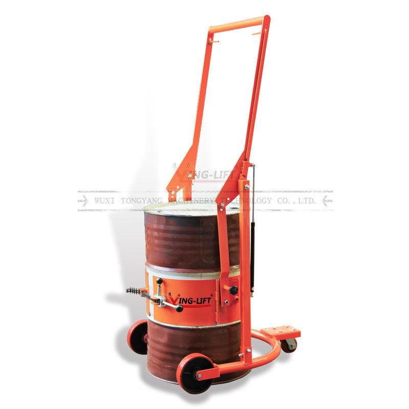 300kg Mobile Drum Carrier with Tilter to Raise, Transport, Tilt and Drain a Heavy Steel & Plastic Drum HD80b