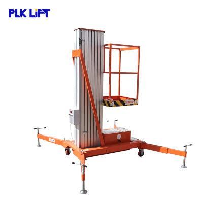 10m 12m Single Man Lift Hydraulic Vertical Electric Ladder Lift