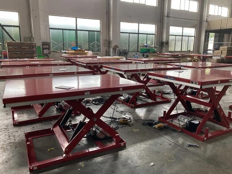 Scissor Lift Table 4000 Lbs Capacity 72 Inch Length X 48 Inch Width