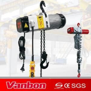 200kg-400kg Mini Electric Chain Hoist 1/3 Phase