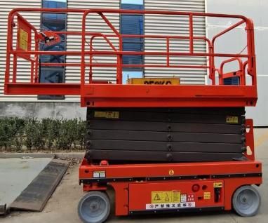 China Daxlifter Brand 6-14m 320kg Hydraulic Self Propelled Scissor Lift