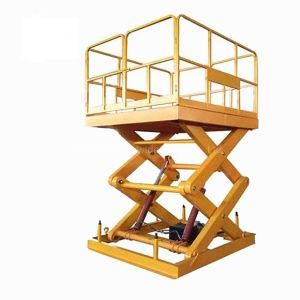 Industrial Heavy Duty Cargo Lift Table Hydraulic Goods Fixed Stationary Scissor Lift Platform