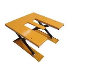 E Shape Hydraulic Electric Scissor Lift Table for Warehouse Use