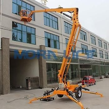 Morn Brand 8m Towable Articulating Spider Boom Lift