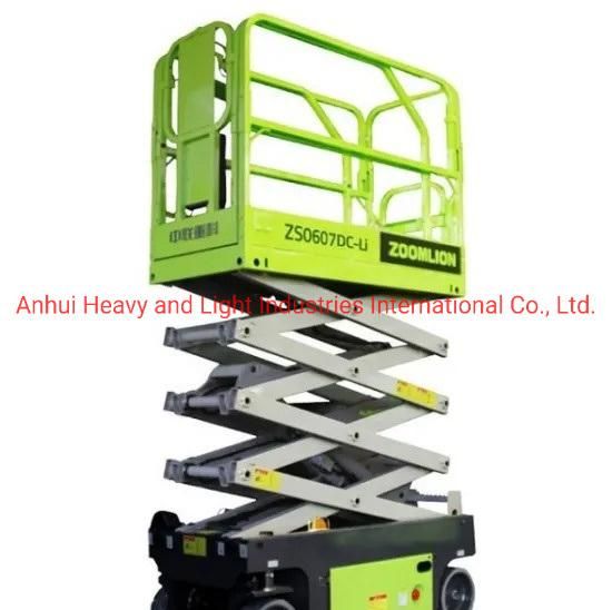 Zoomlion Hot Selling Zs0808HD-Li 8m Hydraulic Compact Scissor Lift