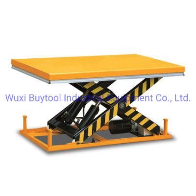 Stationary Small Platform Scissor Lift Table Electric 1t Hw1001