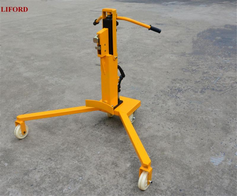 China Factory Sale Hydraulic Hand Drum Trolly 350kg Dt350c