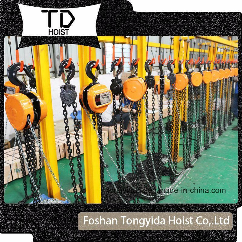 Hand 1 Ton 3 Ton Chain Hoist 3 Meters Manual Chain Hoist