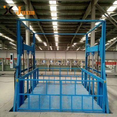Warehouse Hydraulic Vertical Guide Rail Cargo Lift Parts Elevator