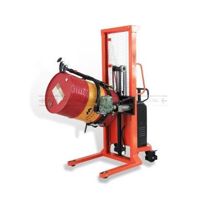 Loading Capacity 520kg and Lifting Height 1500mm Semi Electric Drum Lifter Cun Tilter
