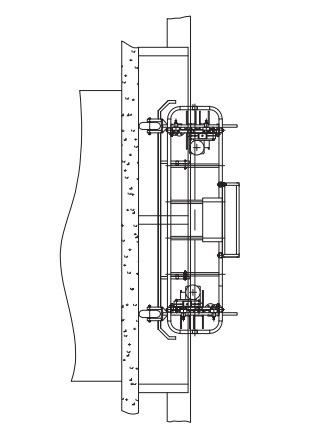 Track Crane Suspension-Type Gondola Bmu