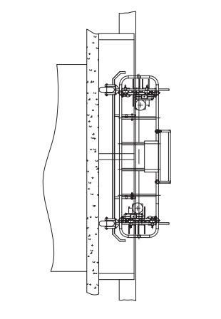 Track Crane Suspension-Type Gondola Bmu