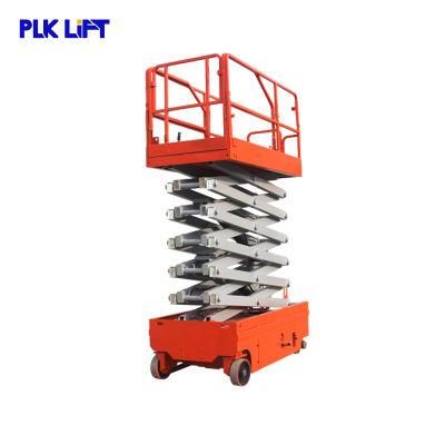 Ce Certificated Mini Self-Propelled Manual Scissor Lift Platform