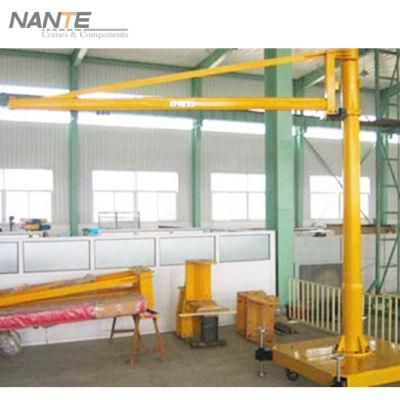 125kg ~ 500kg Bzy Series Mobile Movable Jib Cranes with Chain Hoist