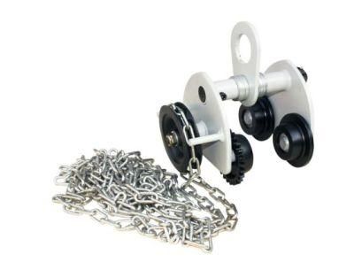 Toyo China Factory Beam Trolley Pull Trolley Economic Manual Geared Trolley