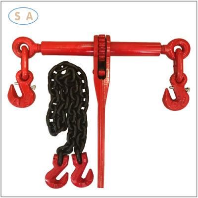 Rigging Hardware Ratchet Type Load Binder with Hooks