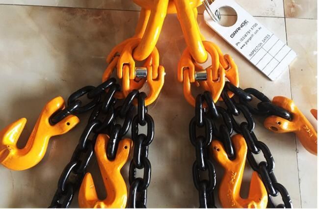 Grade 80 Lifting Safety Factor Three Legs Chain Slings