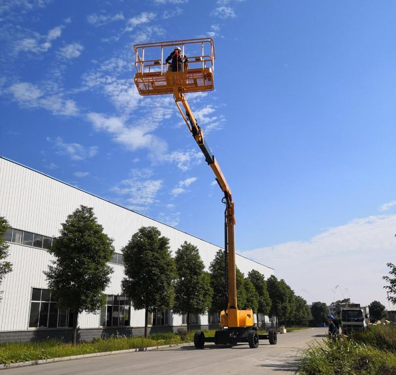38m Self-Propelled Articulated Boom Lift Diesel Boom Lift
