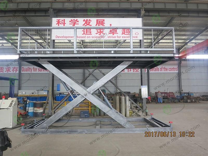 Hydraulic 10T Scissor Car Auto Lift with CE