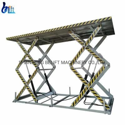 1000kg Fixed Lift Tables Hydraulic Indoor Outdoor AC Scissor Lift Table