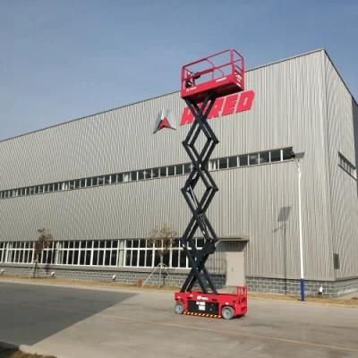 Mobile Mewps Awp Access 6m Small Electric Scissor Lift Elevating Work Platform for Building