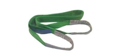 1t~12t 100% High Polyester Eye &amp; Eye Sling Flat Webbing Sling Ode Factory No Harm to The Cargo Safety