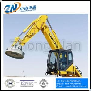 75% Duty Cycle Scrap Yard Magnet for Excavator Installation Emw-130L/1-75