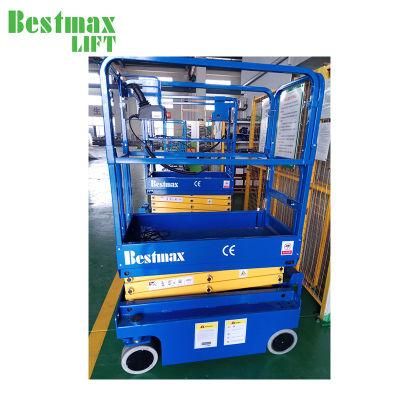 240 Kg Load Self Propelled Scissor Lift with Hydraulic Turning Wheel