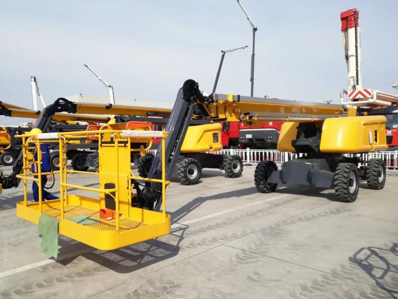 XCMG 30m Mobile Elevated Aerial Work Platform Xgs34 Self-Propelled Telescopic Boom Lift for Sale