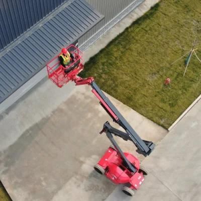 CE Self Propelled Articulated Platform Hydraulic Man Crank Arm Boom Lift