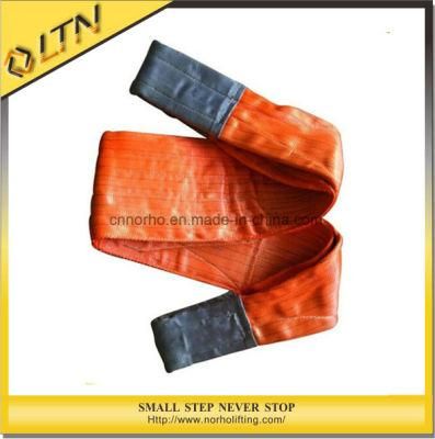 Belt Polyester Orange for Lifting Eye Flat Webbing Sling (NHWS-A)