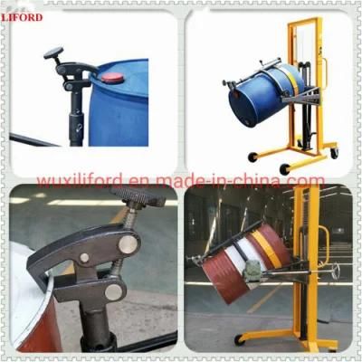 450kg Capacity Manual Hydraulic Oil Drum Lift Stacker