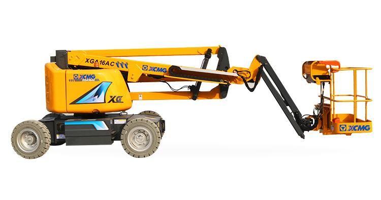 XCMG 16m Self Propelled Articulated Boom Lift Xga16AC Electric Aerial Work Platform for Sale