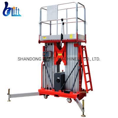 14m 150kg Lifting Machine for Construction Hydraulic Man Lifter