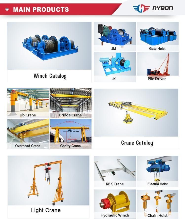Lifting Building Material Hydraulic Brake Electric Winch with Remote Control