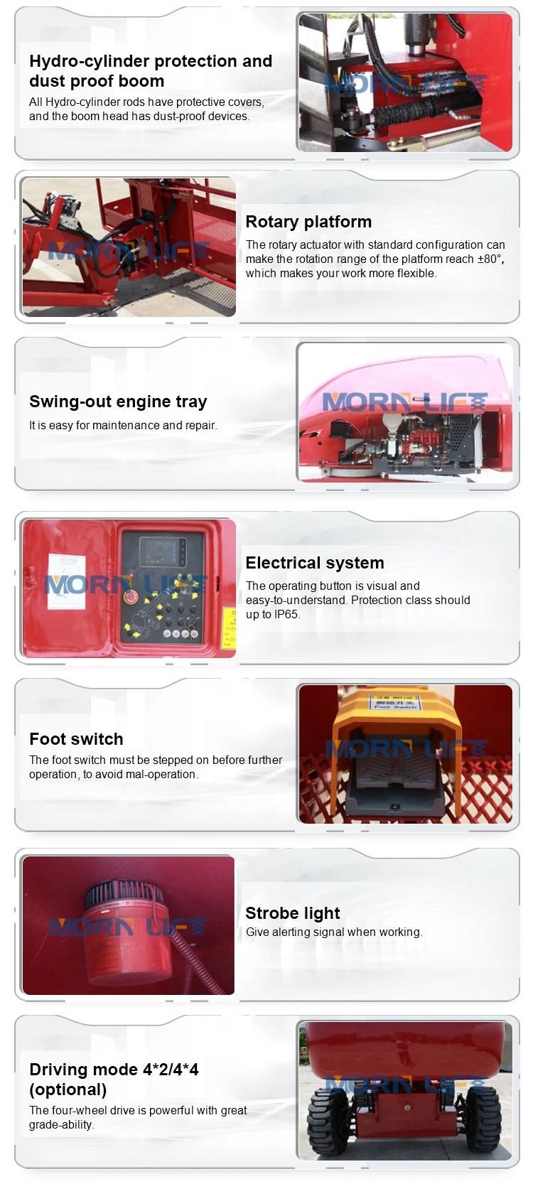 Hydraulic Self Propelled Telescopic Boom Lift with Diesel Engine