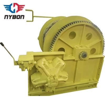 Marine Hydraulic Anchor Mooring Winch Used for Floating Pile Driver Ship