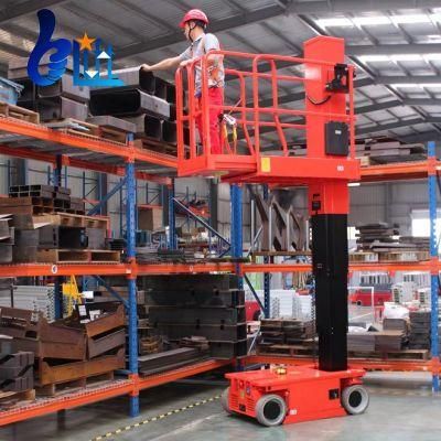 CE Vertical Mast Self Driven Mobile Hydraulic Aluminum Lift