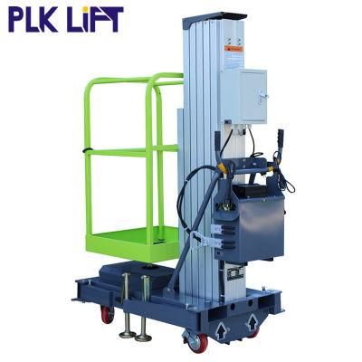 Cheap Price 10m Hydraulic Semi Electric Single Mast Aerial Lift