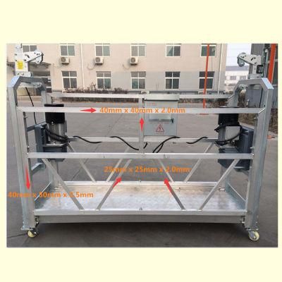 Zlp500/Zlp 630 Temporary Suspended Platform