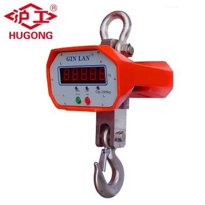 Digital 5ton Electric Weight High Quality Low Price New Model Scale Crane with Hook
