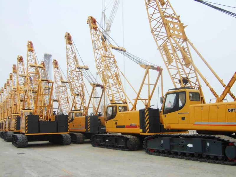 Hot Sell 55 Tons New Crawler Crane with 52m Boom